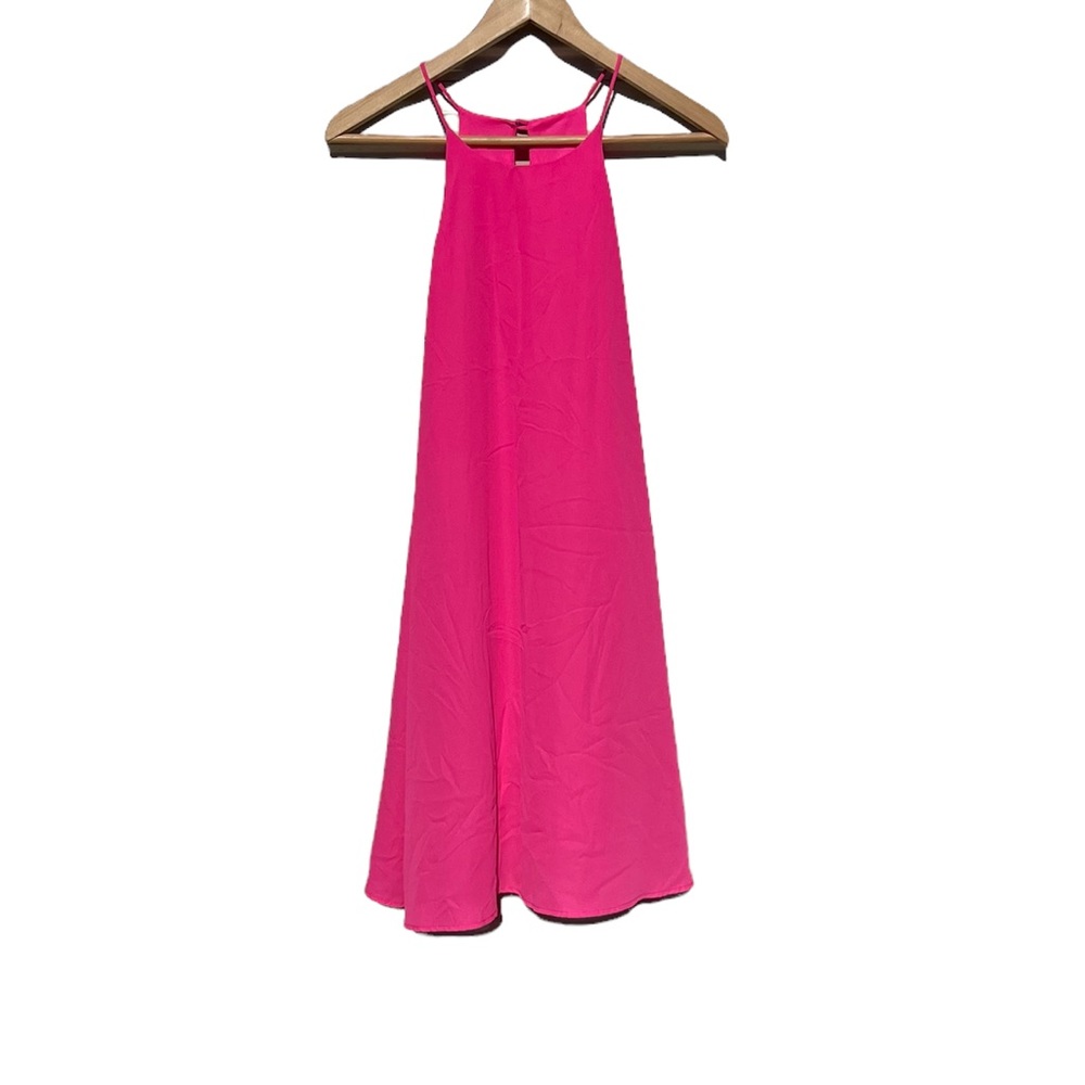 Everly | Trapeze Mini Dress | Pink | Barbie | Medium